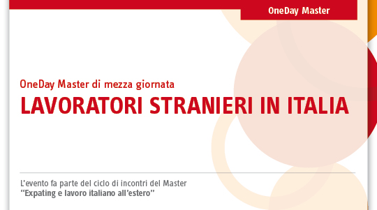 Immagine Master online: lavoratori stranieri in Italia | Euroconference